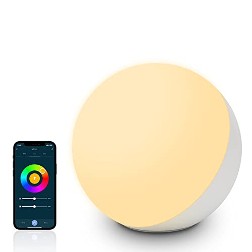 Smart Nachttischlampe Touch Dimmbar, EASEMO Alexa & Google Home Tischlampe,...