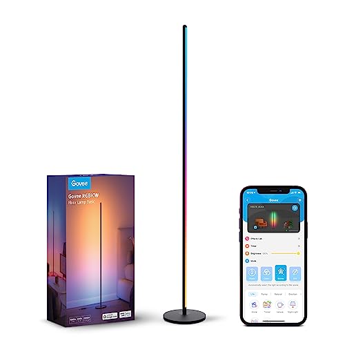 Govee RGBIC LED Stehlampe Wohnzimmer, WiFi Stehlampe Dimmbar, Alexa und Google...
