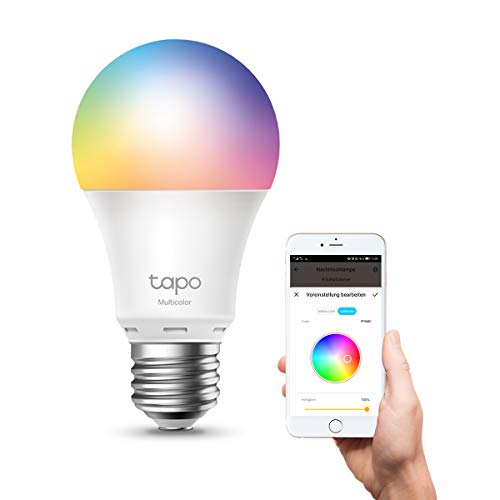 TP-Link Tapo L530E alexa lampe E27, Energie sparen, Mehrfarbrige dimmbare smarte...
