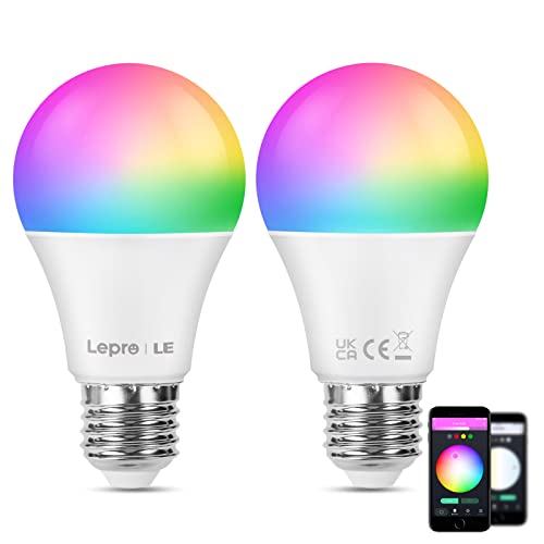 LEPRO Alexa Glühbirne E27, Smart Glühbirne E27, Alexa Brine, Smart LED Lampe,...