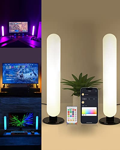 ALANTOP Smart Tischlampe 2 Pack mit WiFi APP Control Kompatibel mit Alexa und...